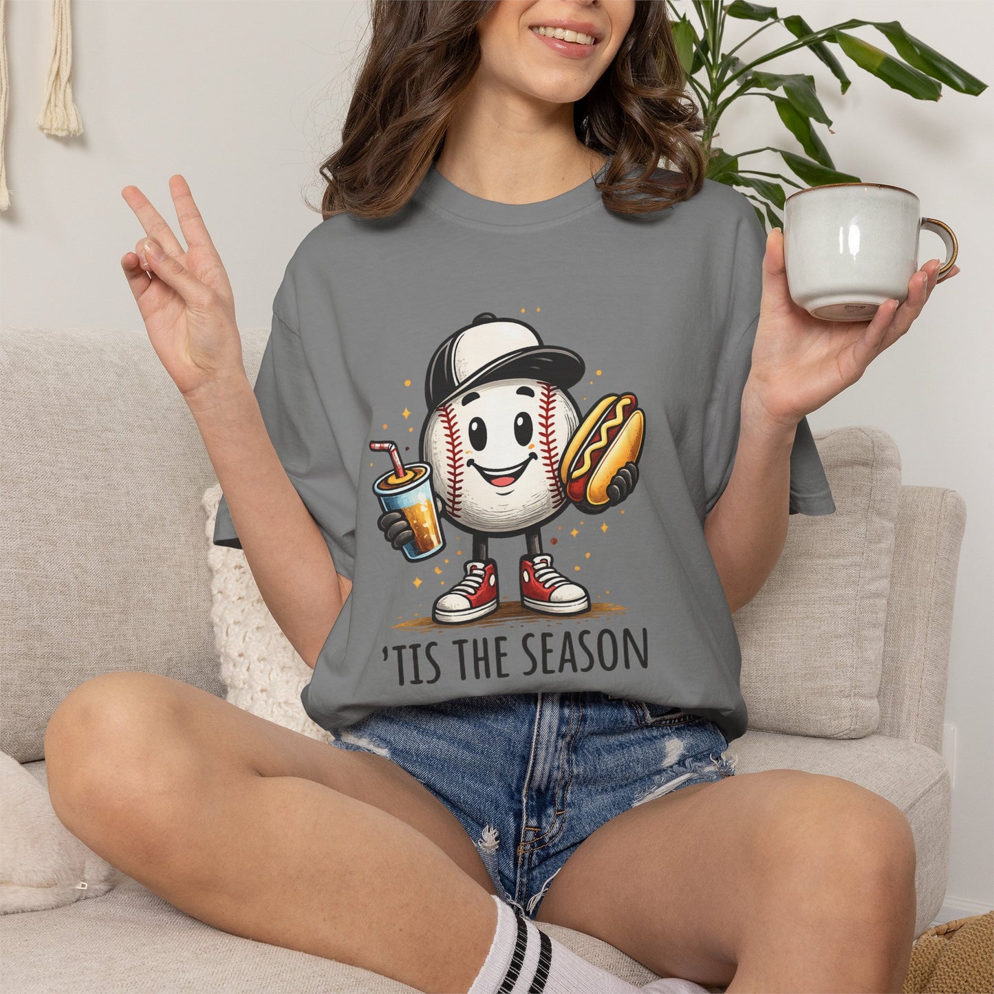 Baseball Mascot 'Tis the Season T-Shirt