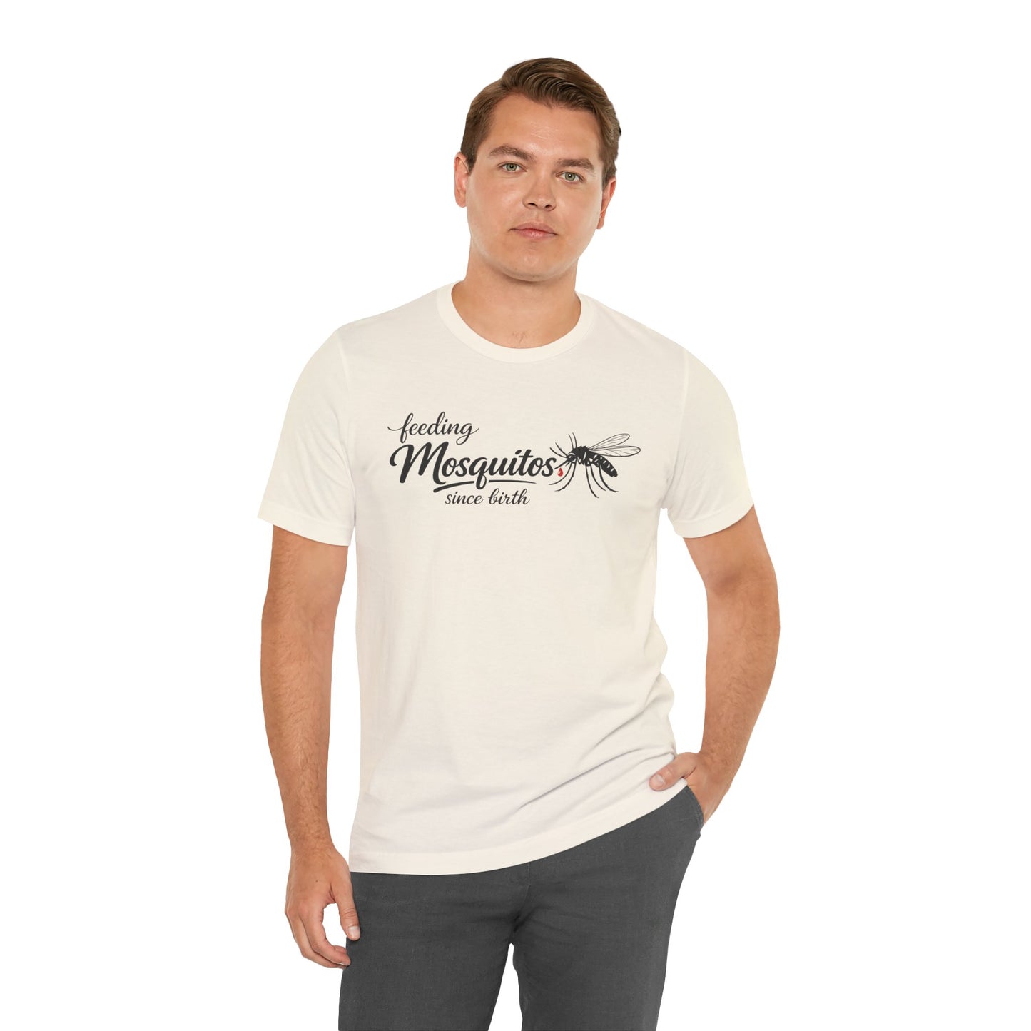Mosquitoes Since Birth Tee — Funny Entomology T‑Shirt