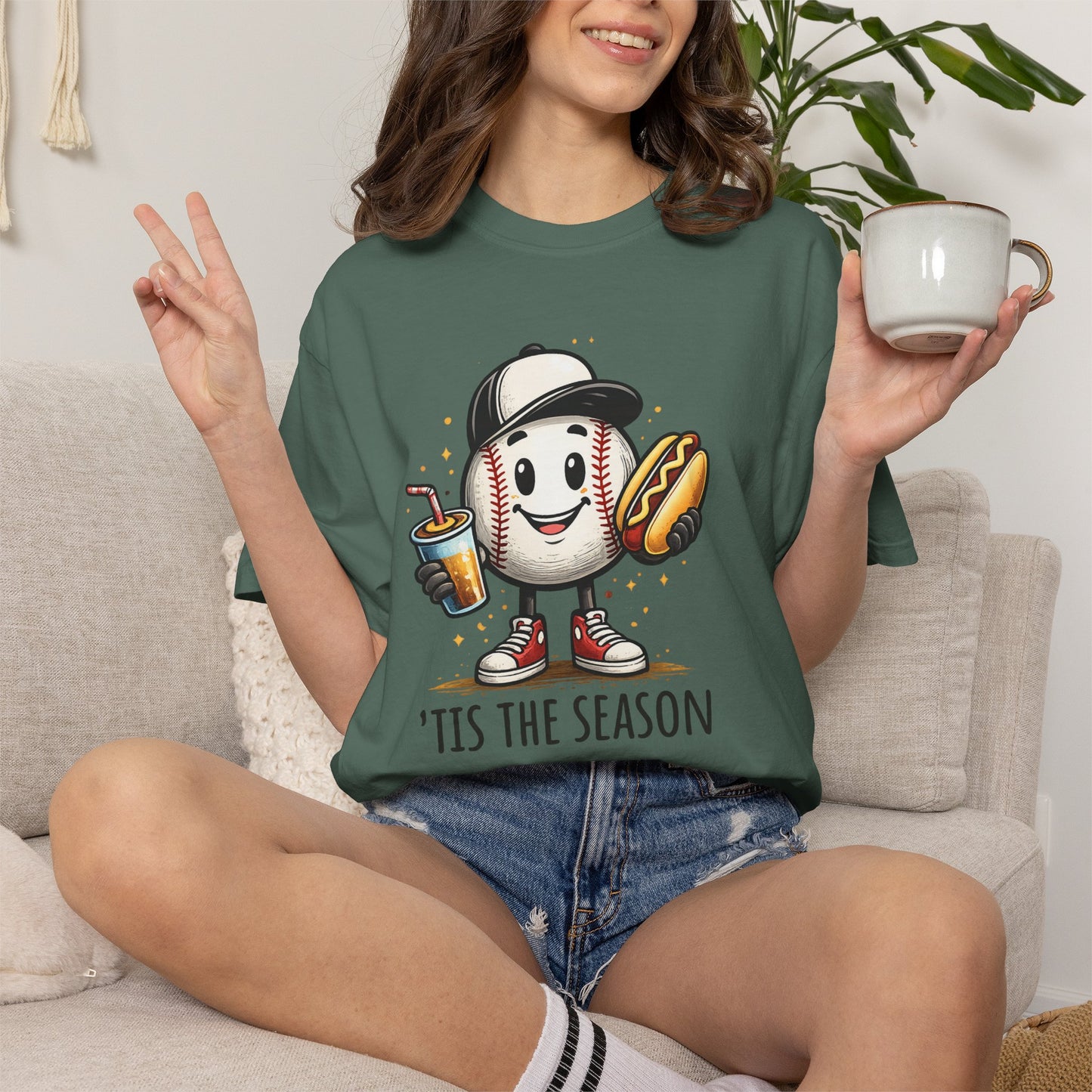 Baseball Mascot 'Tis the Season T-Shirt