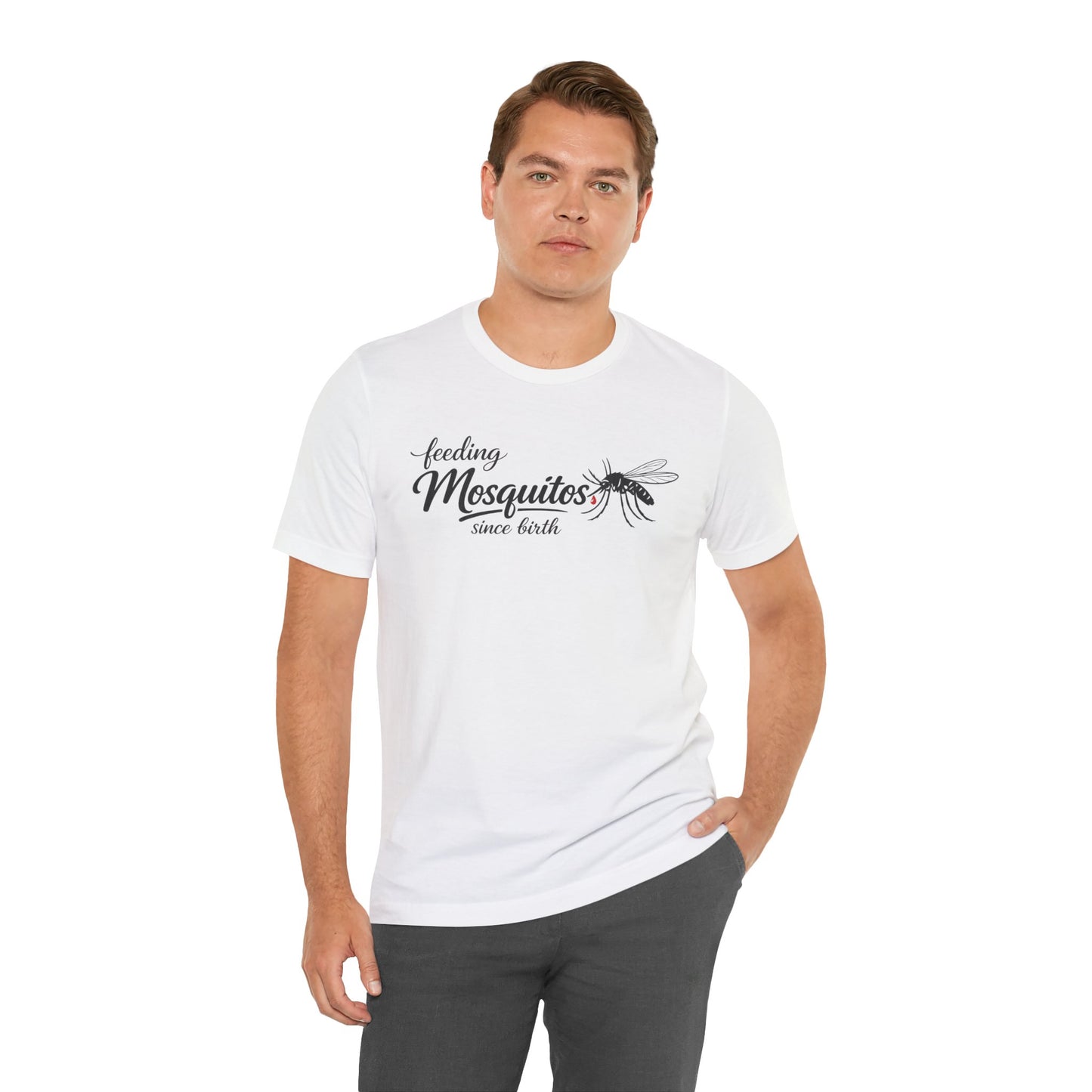 Mosquitoes Since Birth Tee — Funny Entomology T‑Shirt
