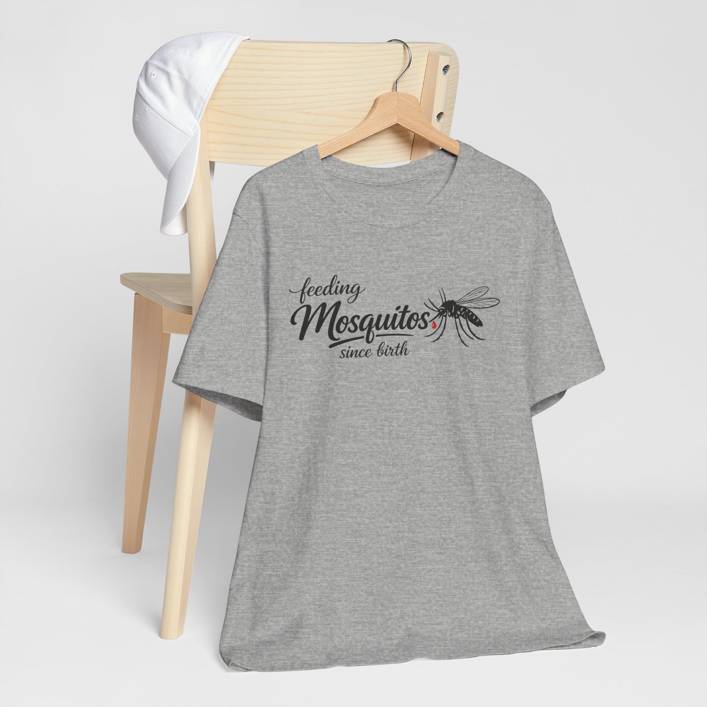 Mosquitoes Since Birth Tee — Funny Entomology T‑Shirt
