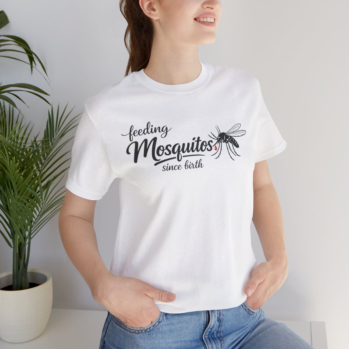 Mosquitoes Since Birth Tee — Funny Entomology T‑Shirt