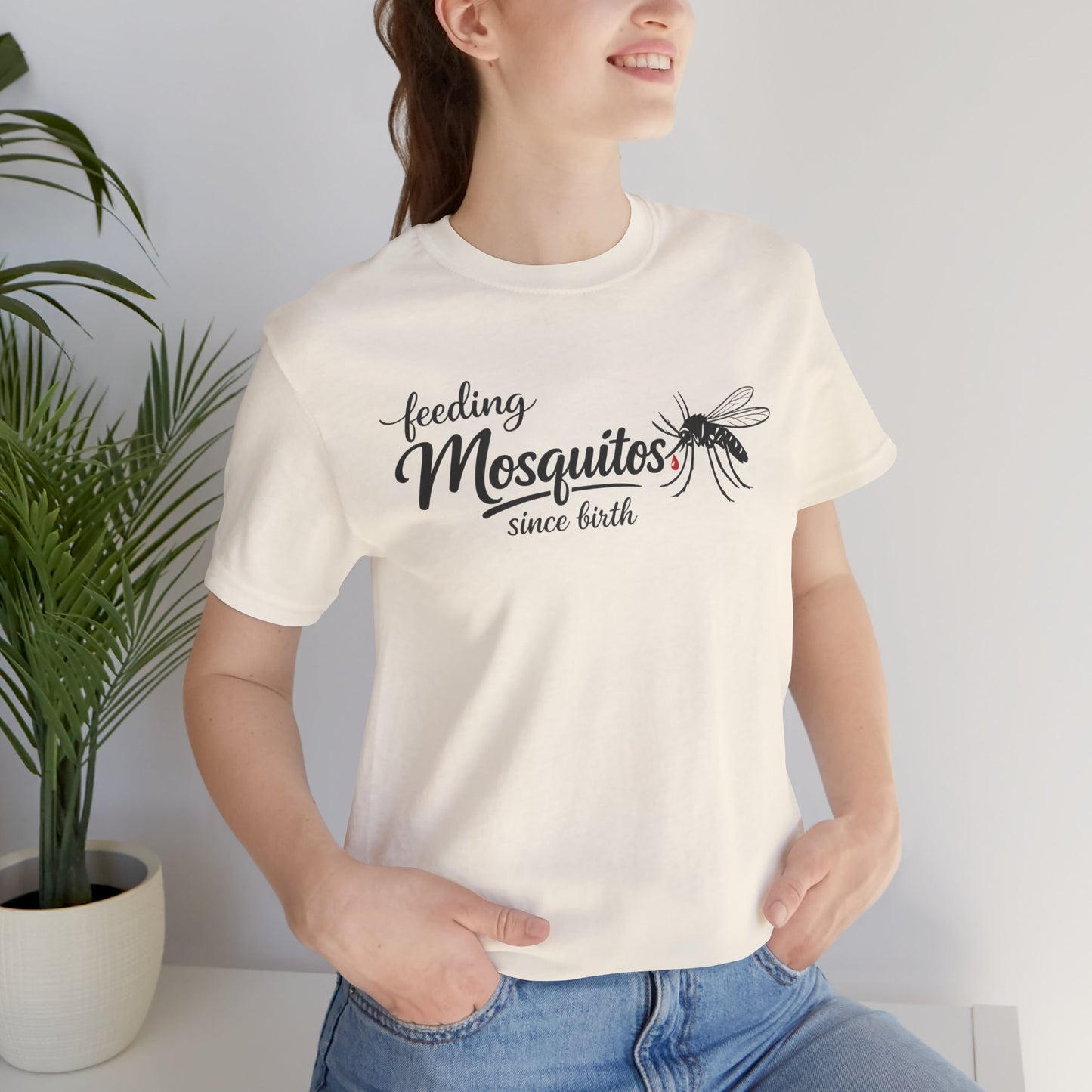 Mosquitoes Since Birth Tee — Funny Entomology T‑Shirt