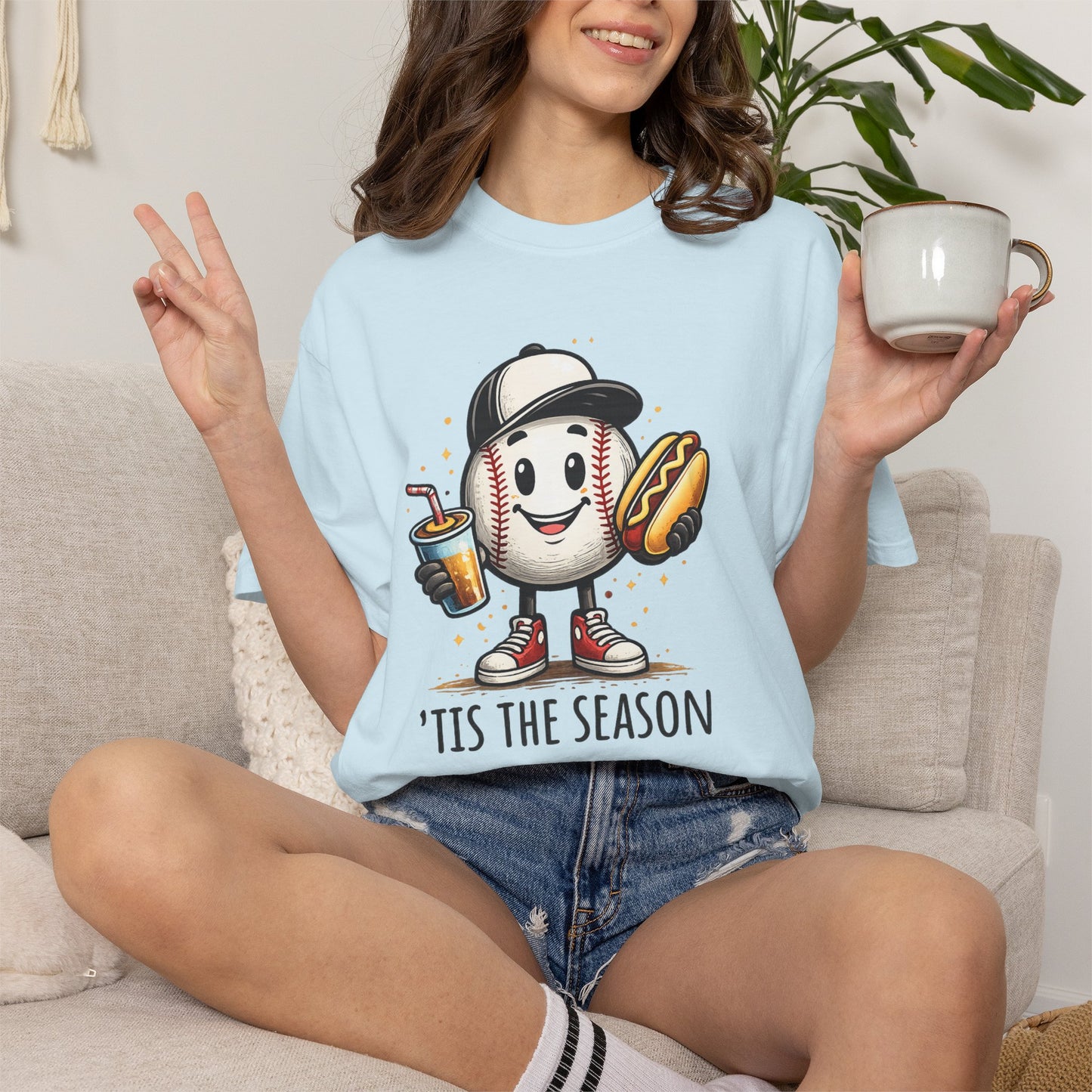 Baseball Mascot 'Tis the Season T-Shirt