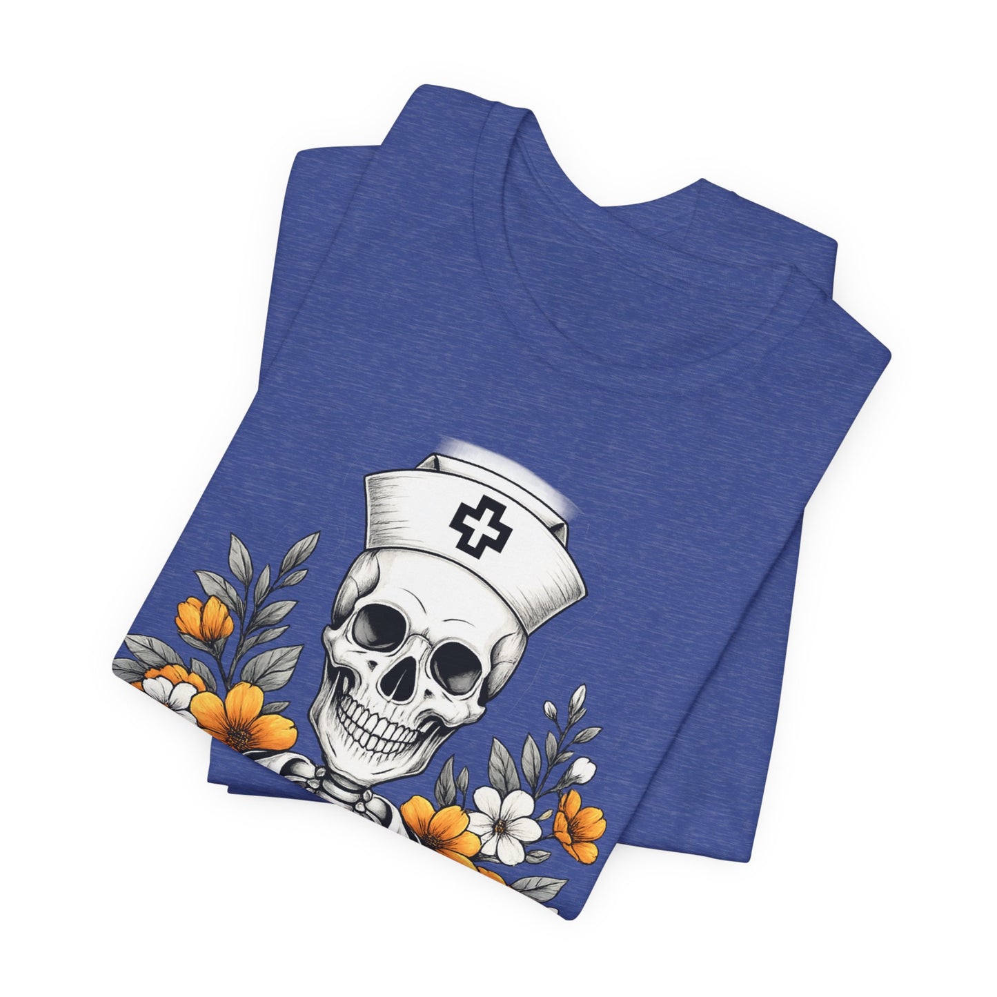 Nurse Skull Tee — “Sorta Ratchet, Sorta Nightingale” Graphic T-Shirt