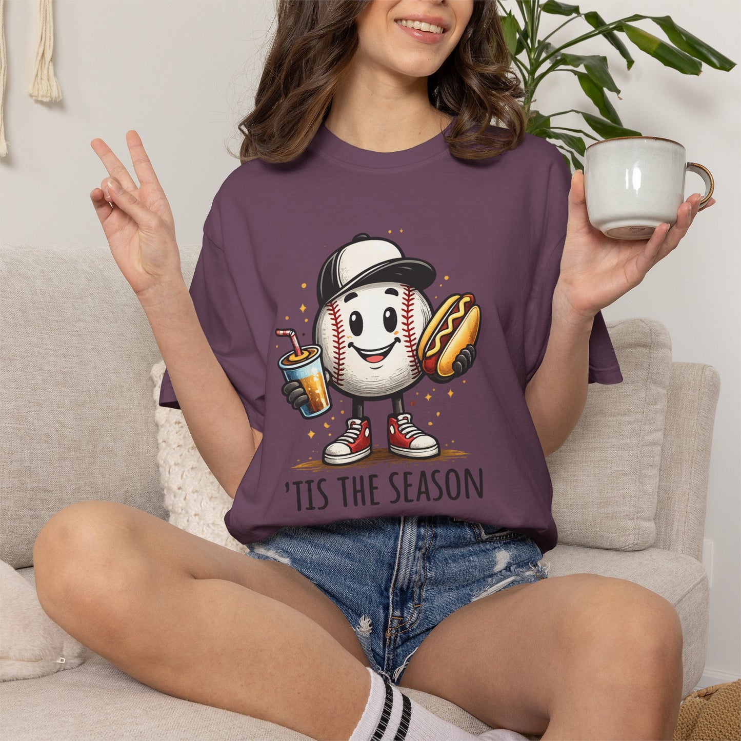 Baseball Mascot 'Tis the Season T-Shirt