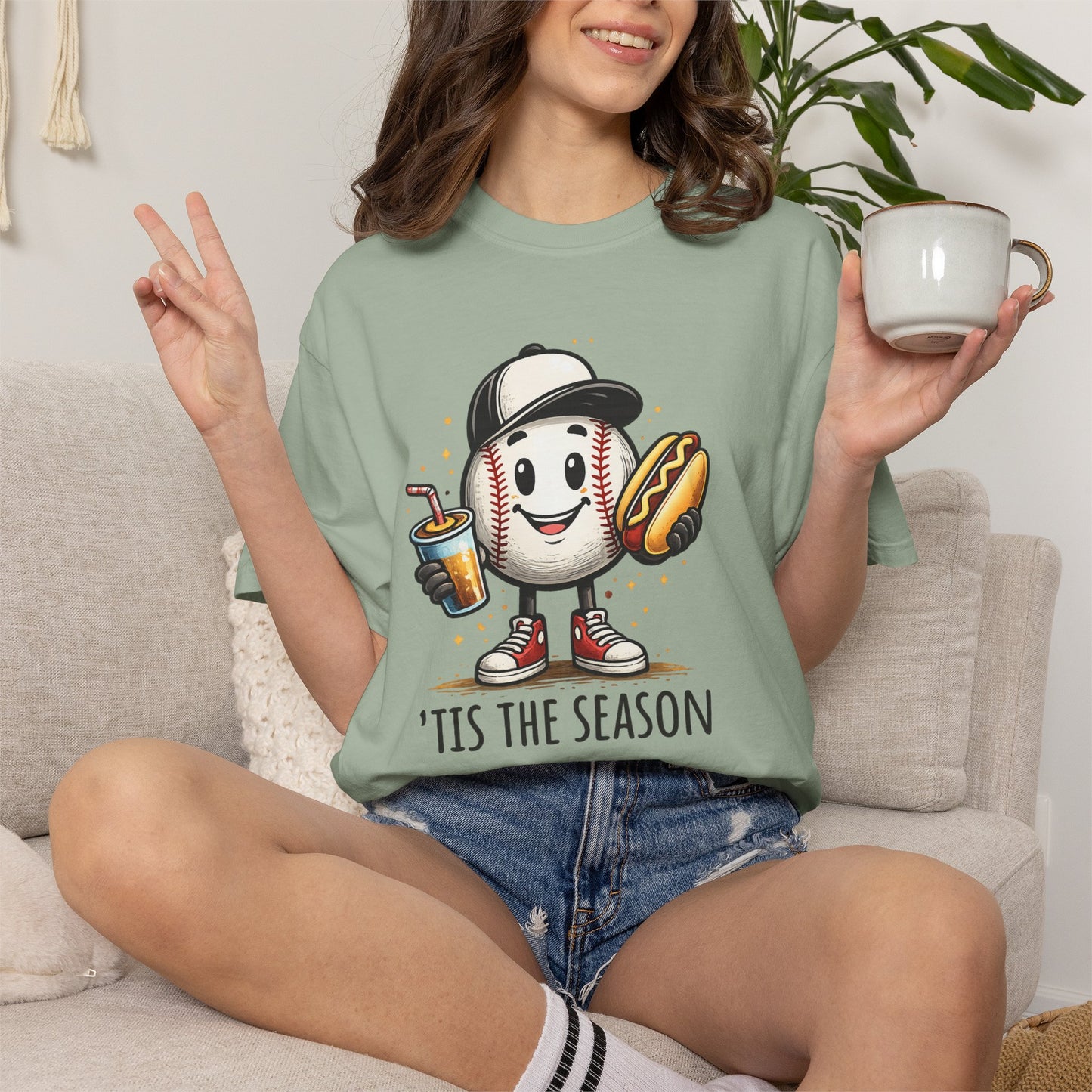Baseball Mascot 'Tis the Season T-Shirt